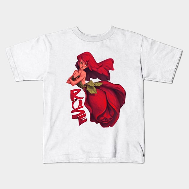 Rose Kids T-Shirt by Orad_Mas